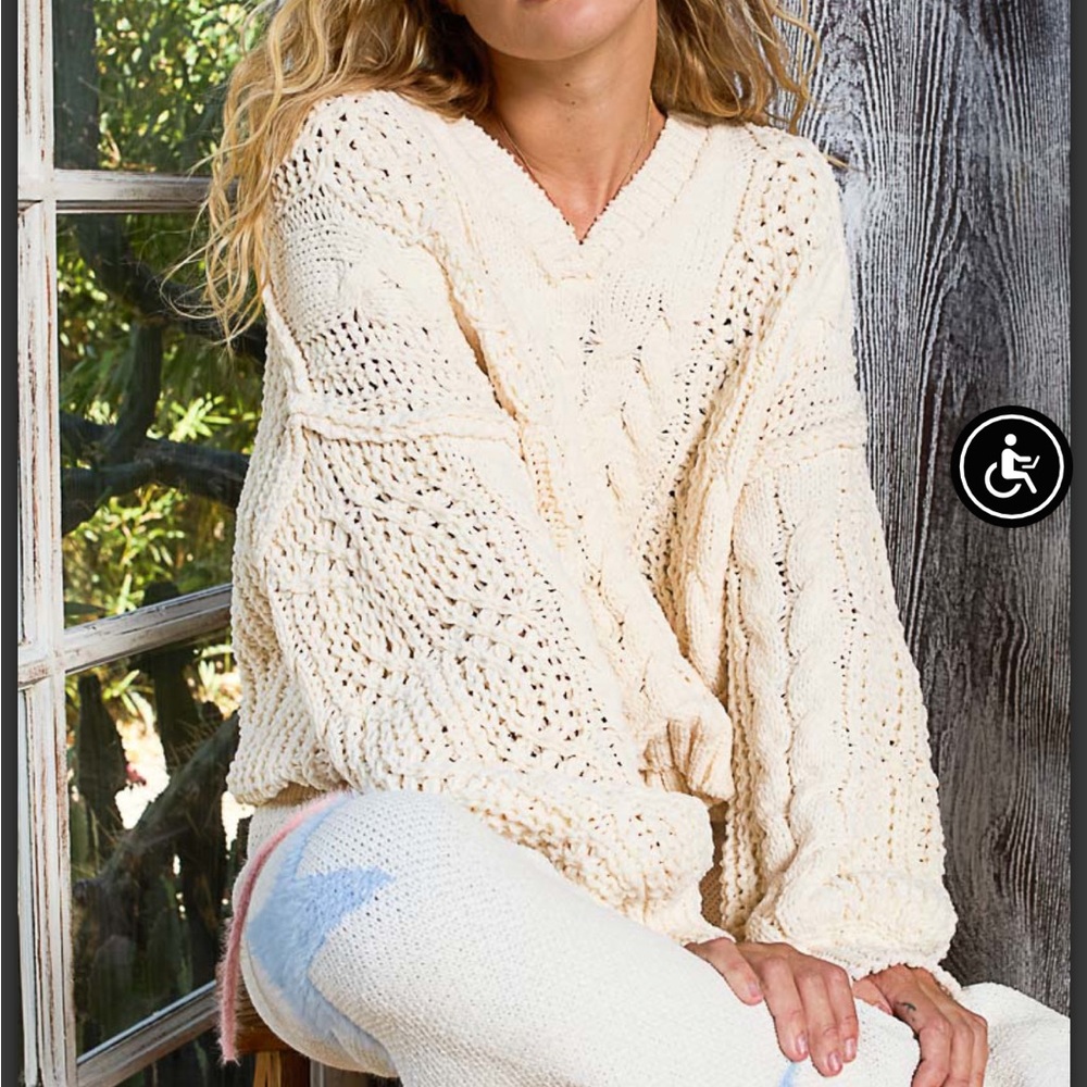 POL Chenille Sweater - Picture 2 of 10